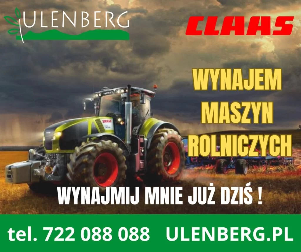 Wynajem sprzętu rolniczego Ulenberg