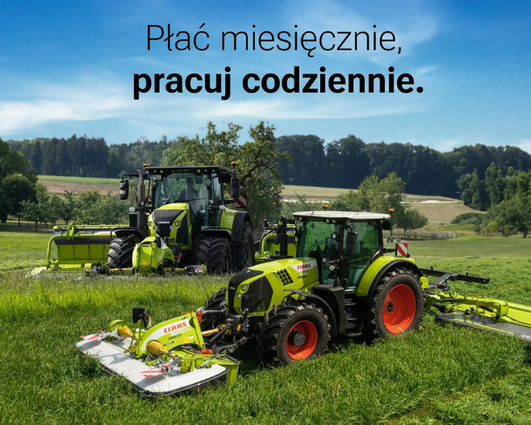 Promocja zestawów maszyn CLAAS - ciągniki i maszyny zielonkowe w pakiecie sprzedażowym