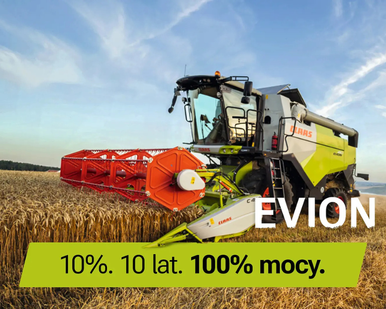 Finansowanie kombajnu CLAAS EVION – oferta sprzedażowa i wsparcie zakupowe
